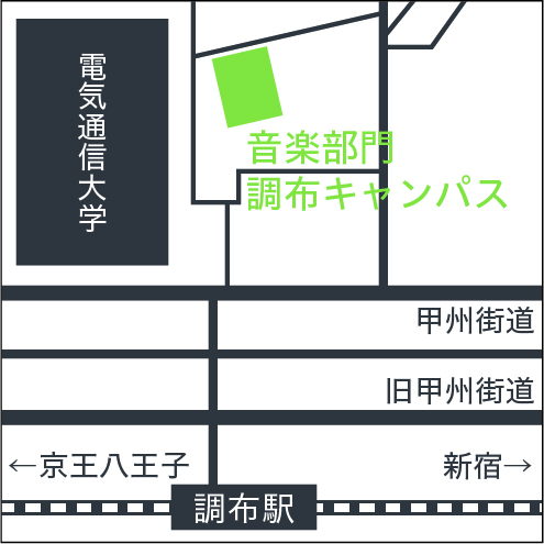桐朋学園大学地図